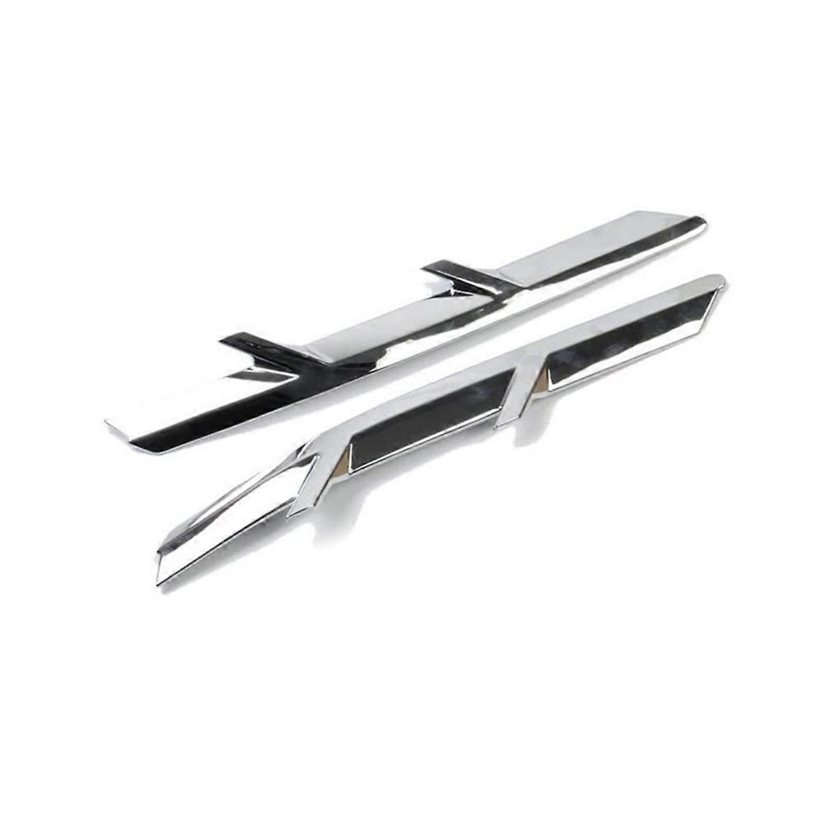 Side Air Vent Cover Trim Gills Side Vent Sticker for C7 2014-2019 Electroplating Color