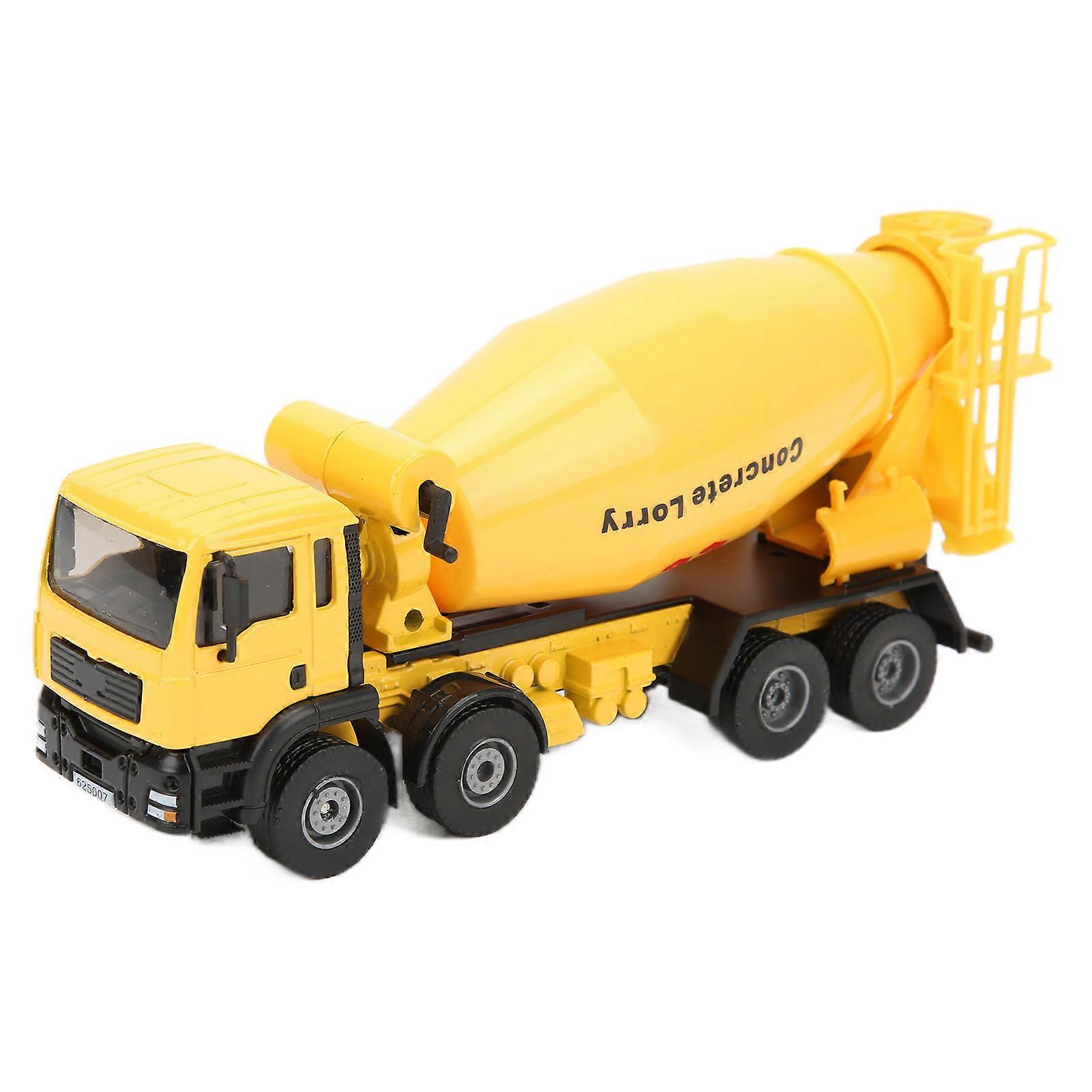 1:50 Concrete Mixer Truck Model Simulation Alloy Engineering Transport Vehicle Model