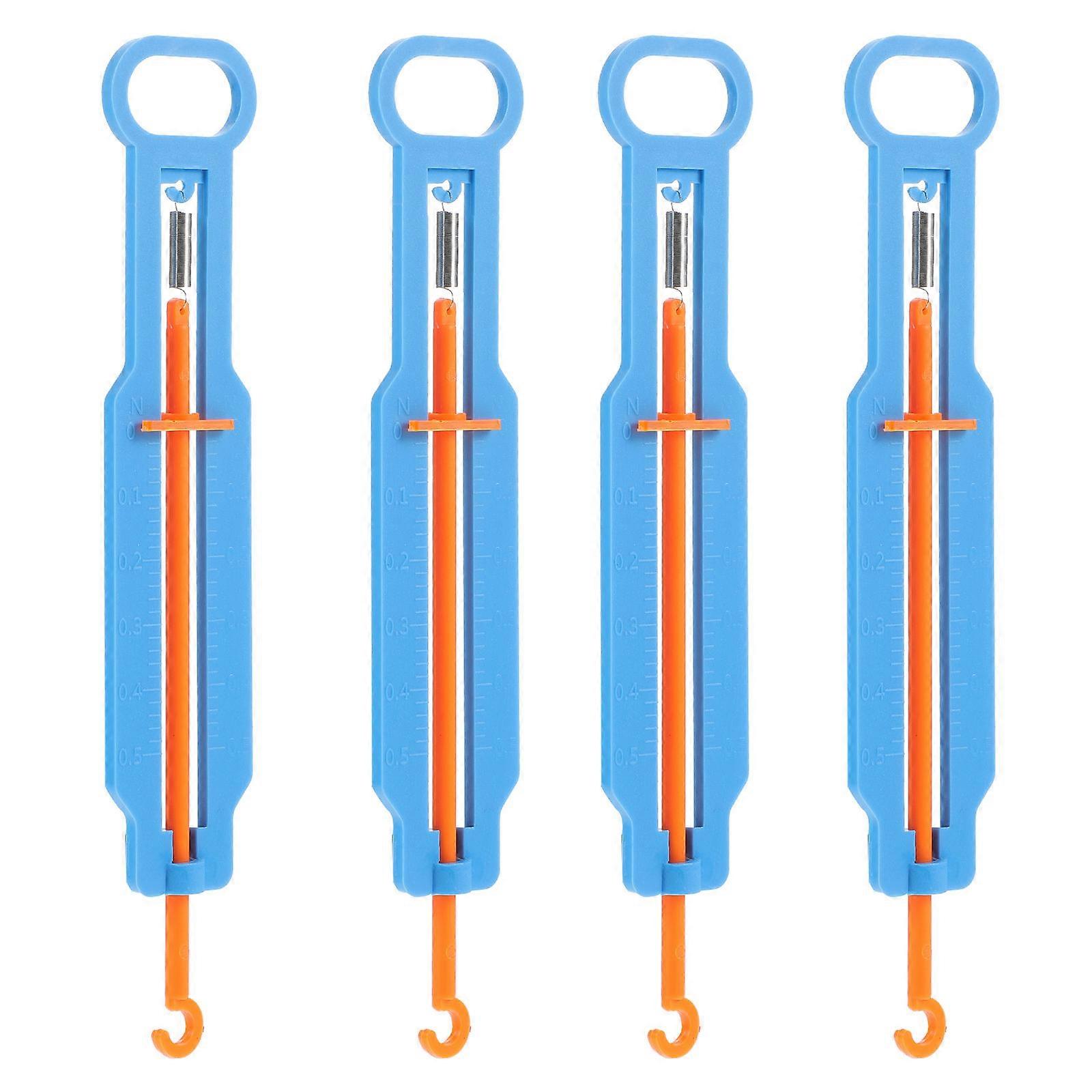 Hanging Produce Scales Force And Mass Exploration Science Experiment Equipment School Education Plastic Rectangular 4 Sets