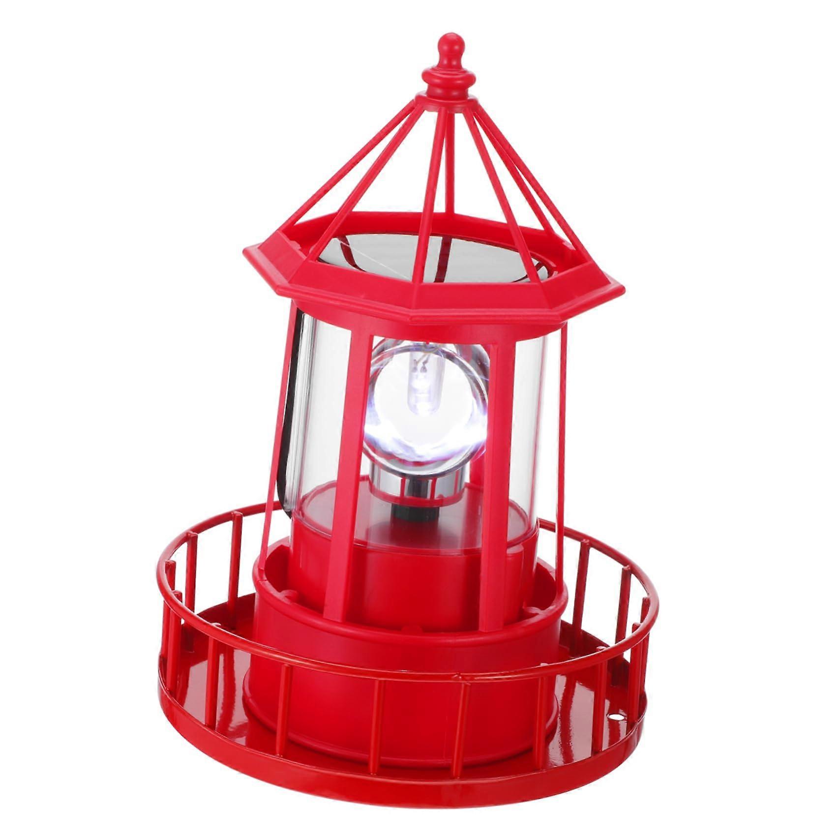 Solar Garden Rotating Decorative Outdoor Light for Garden with Solar Panel and Realistic Design