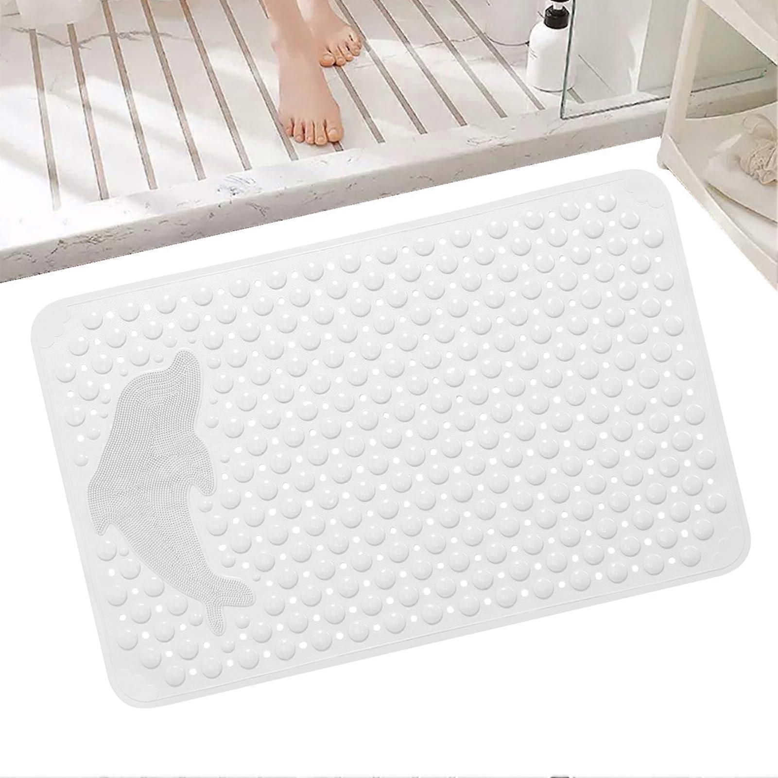 Bathtub Mats NonSlip Bath Mat with Dolphin Design Suction Cup Technology