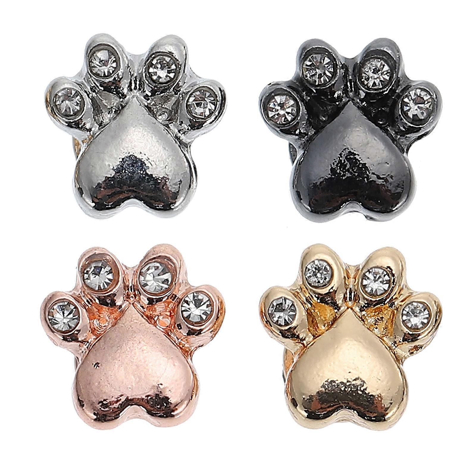 4pcs Decorative Watch Nails Charms for Bands Fine Workmanship Durable Studs for Stylish Silicone Watchbands