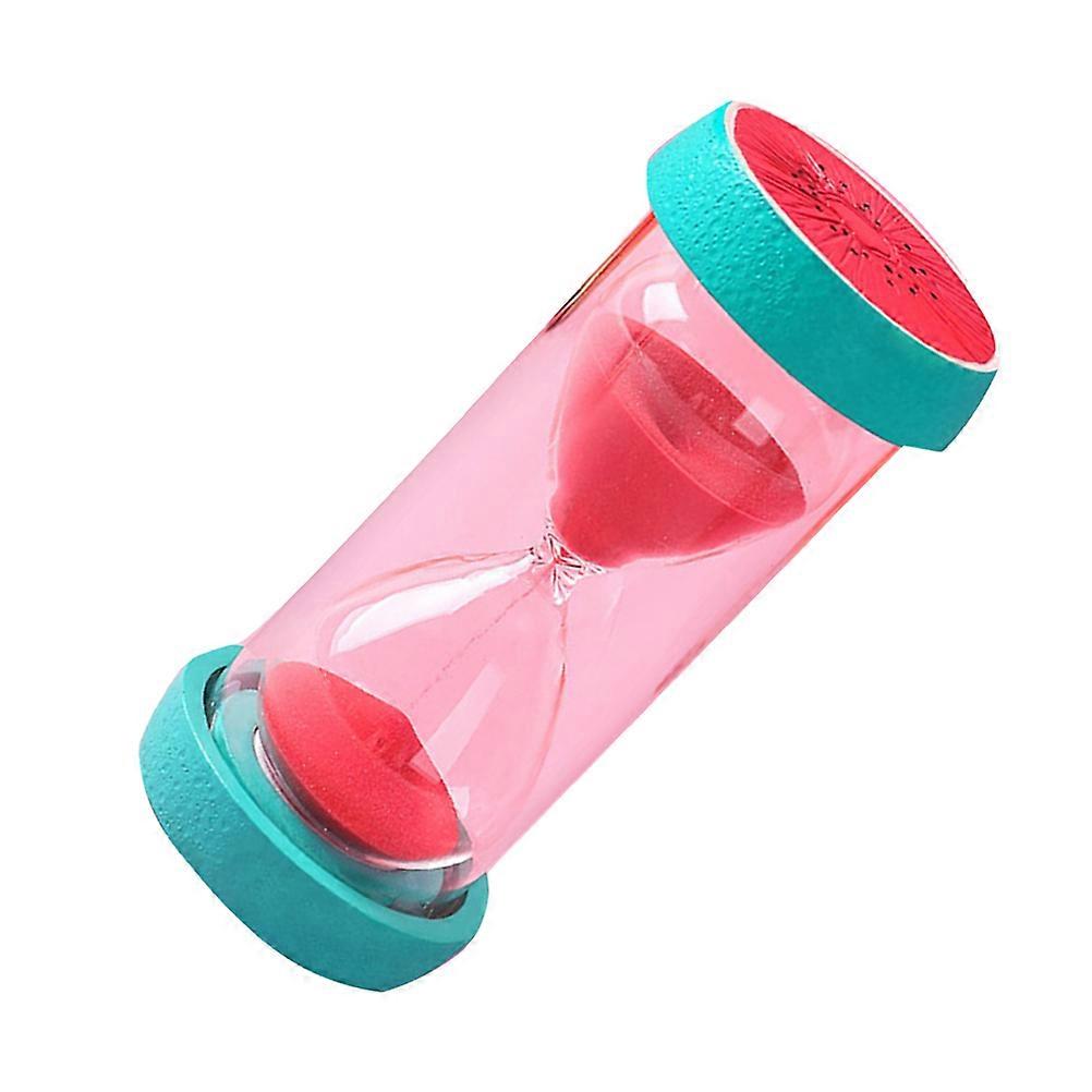 Timekeeping Hourglass Creative Fruit Pattern Sand Clock Timers Decoration Children's Time Toy Home Ornaments Birthday Wedding present Watermelon 1Pc