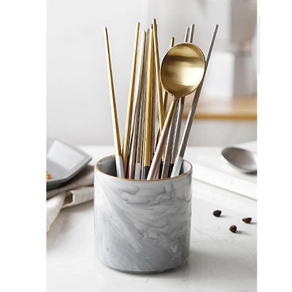 Ensemble de baguettes avec repos Couverts portables antidérapants Robuste et de style asiatique Dîner Blanc et doré 2Pcs