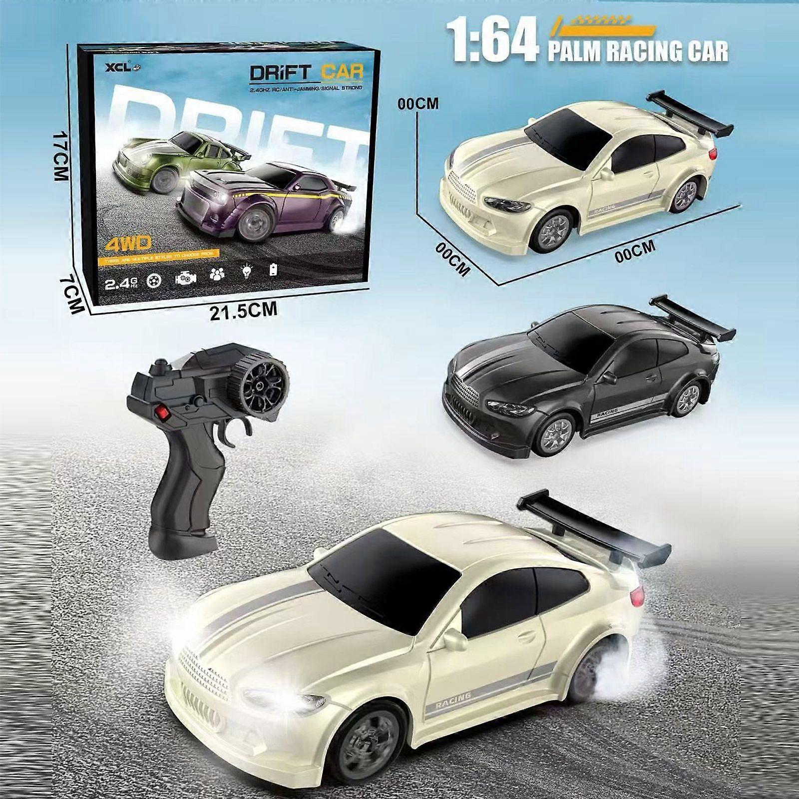 RC Drift Car KF20 Mini Desktop 1/64 Racing Car 4WD 2.4G Remote Controller Toys07