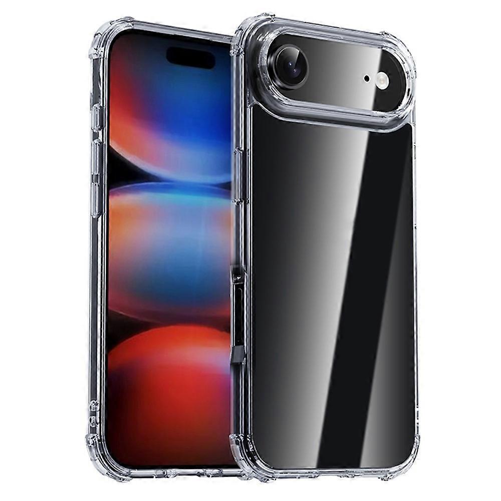 IPAKY Compatible For iPhone 17 Air Case Four Corner Shockproof Clear Phone Back Cover
