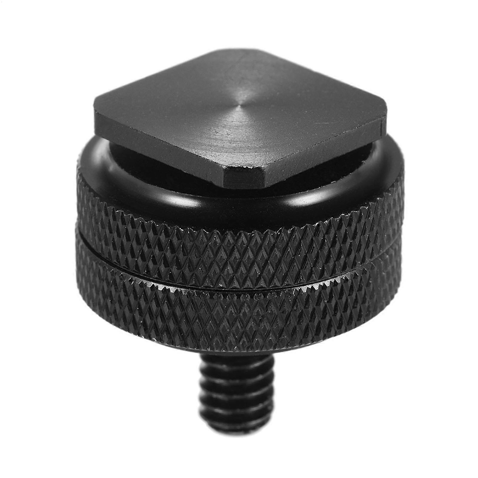 Hot Shoe Adapter, Hot Shoe Adapter for Flash  Double Screw 1/4 Action Camera Hot Shoe Mount  Photography Tripod Screw Converter for Field Monitor