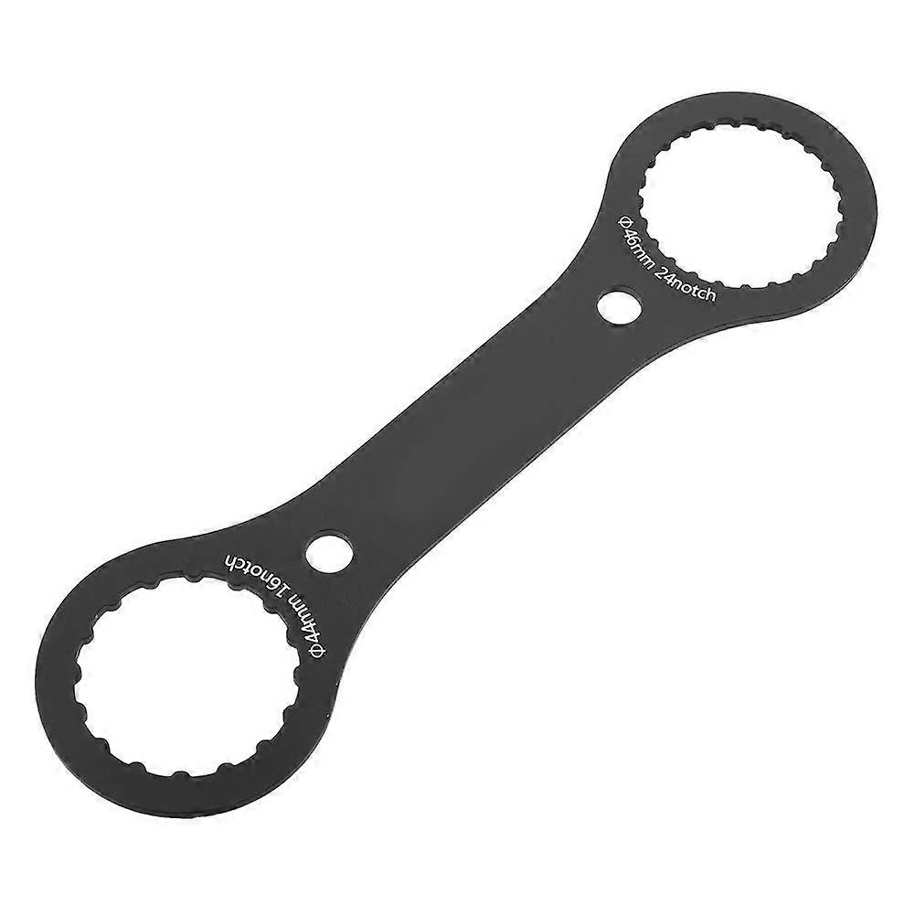 Mountain Bike Bottom Bracket - High Stability Hollow Crank Disassembly Tool, Black, Compatible with Various Bicycle Models