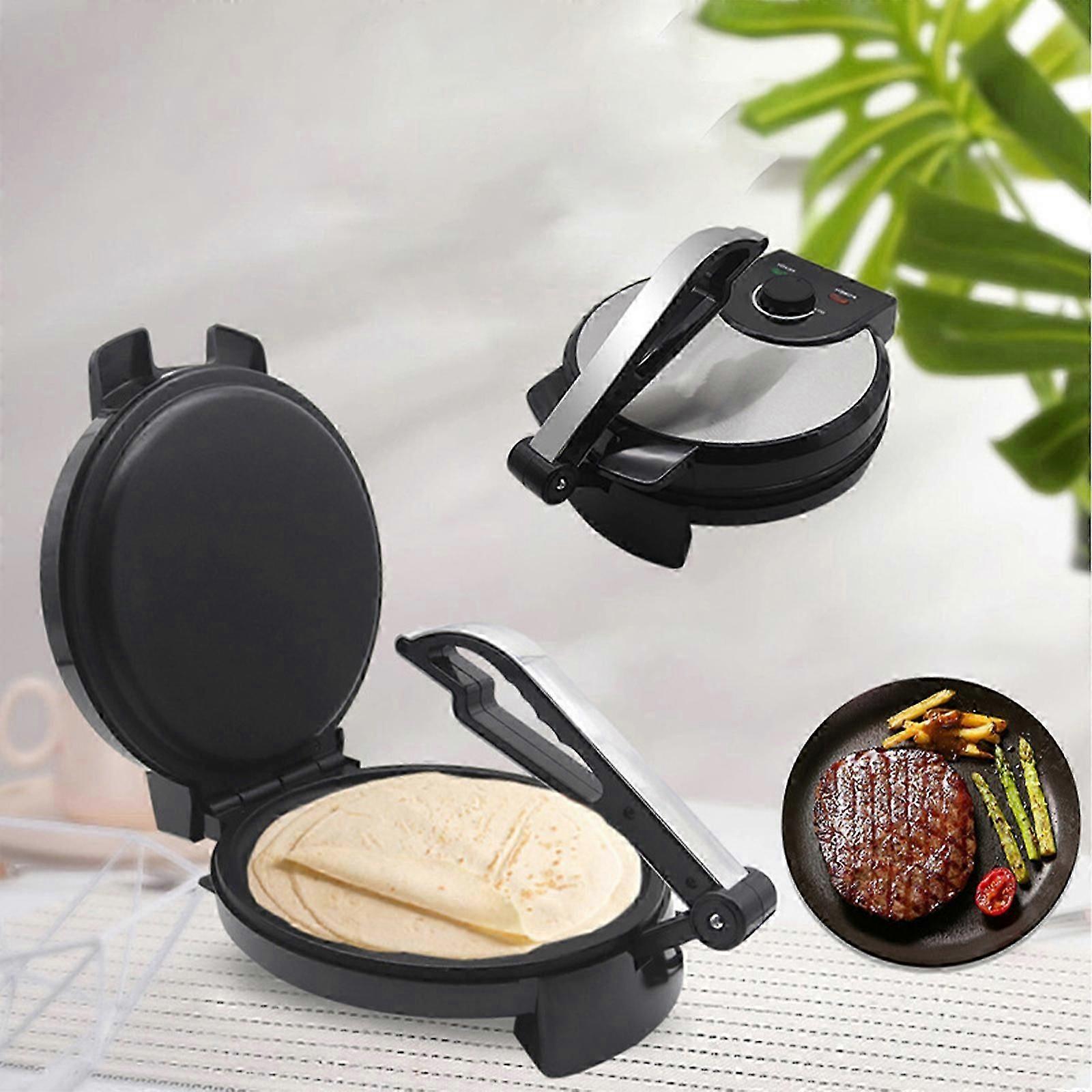 صانع فطيرة كهربائي ، صانع تورتيلا كهربائي ، آلة ضغط تورتيلا غير لاصقة