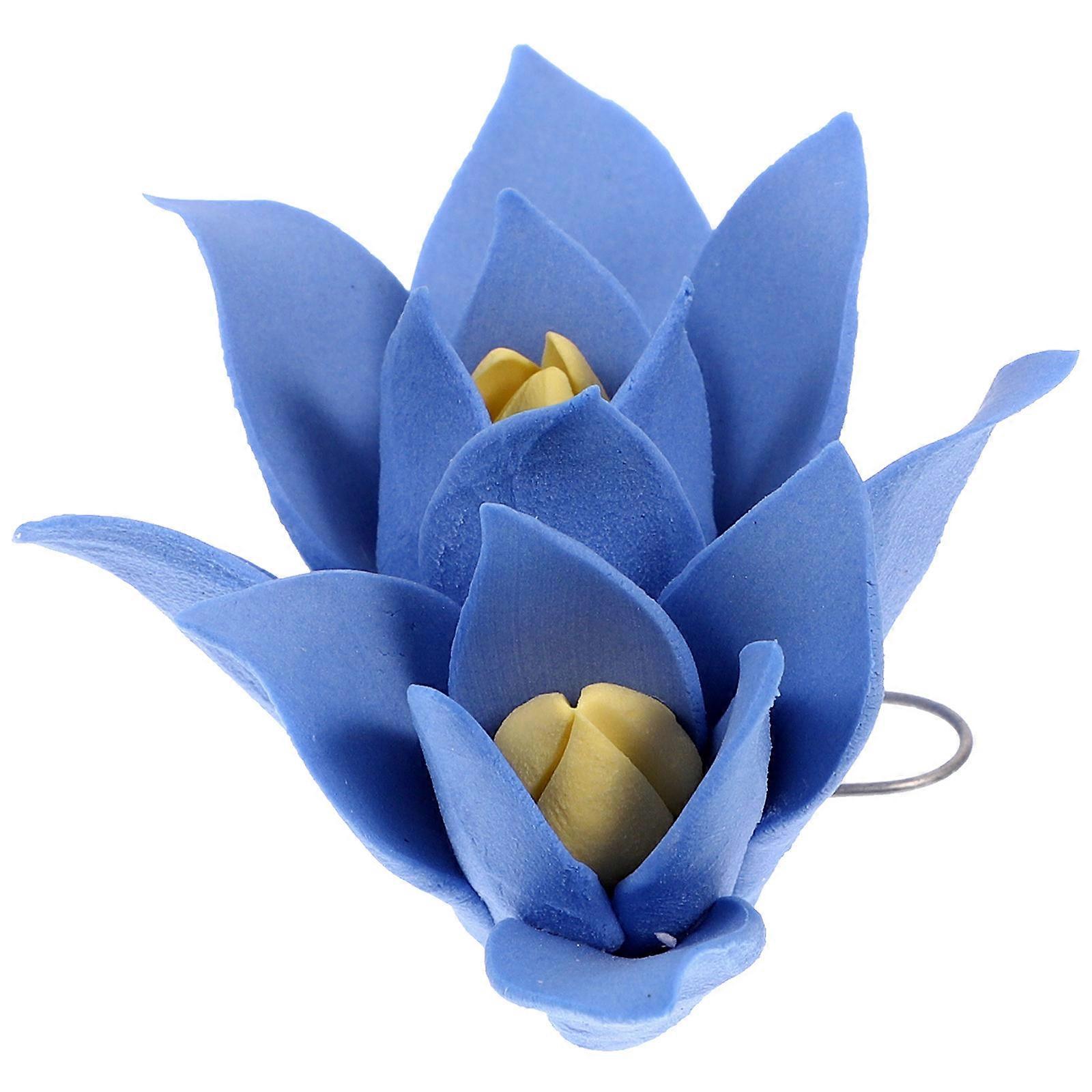 Decor Wall Art Hand-Crafted Ceramic Flower Versatile Style Homeowners Natural Touch 3.5×2.6×1.6in 1Set