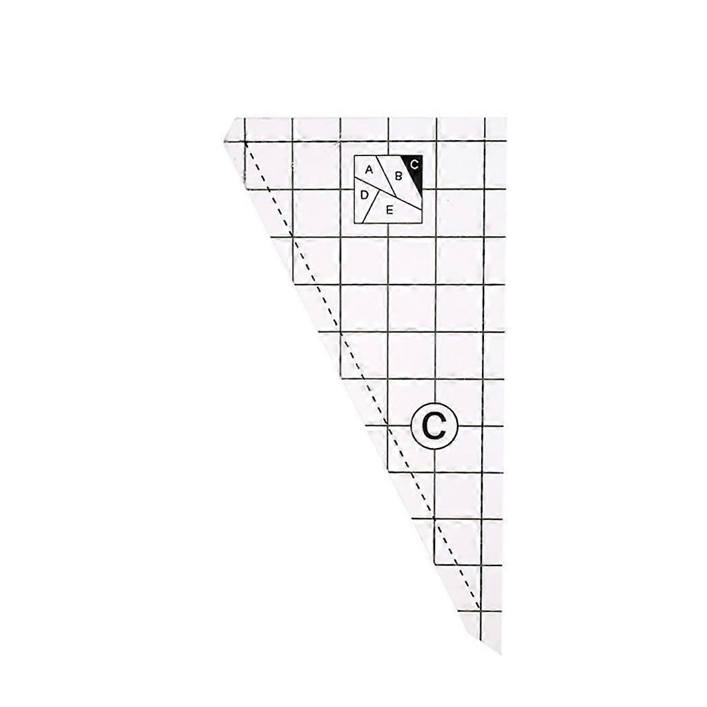 Clear Acrylic Quilting Ruler 3/4/5 Piece Set for Fabric Cutting, Sewing, Patchwork, Quilting, Embroidery