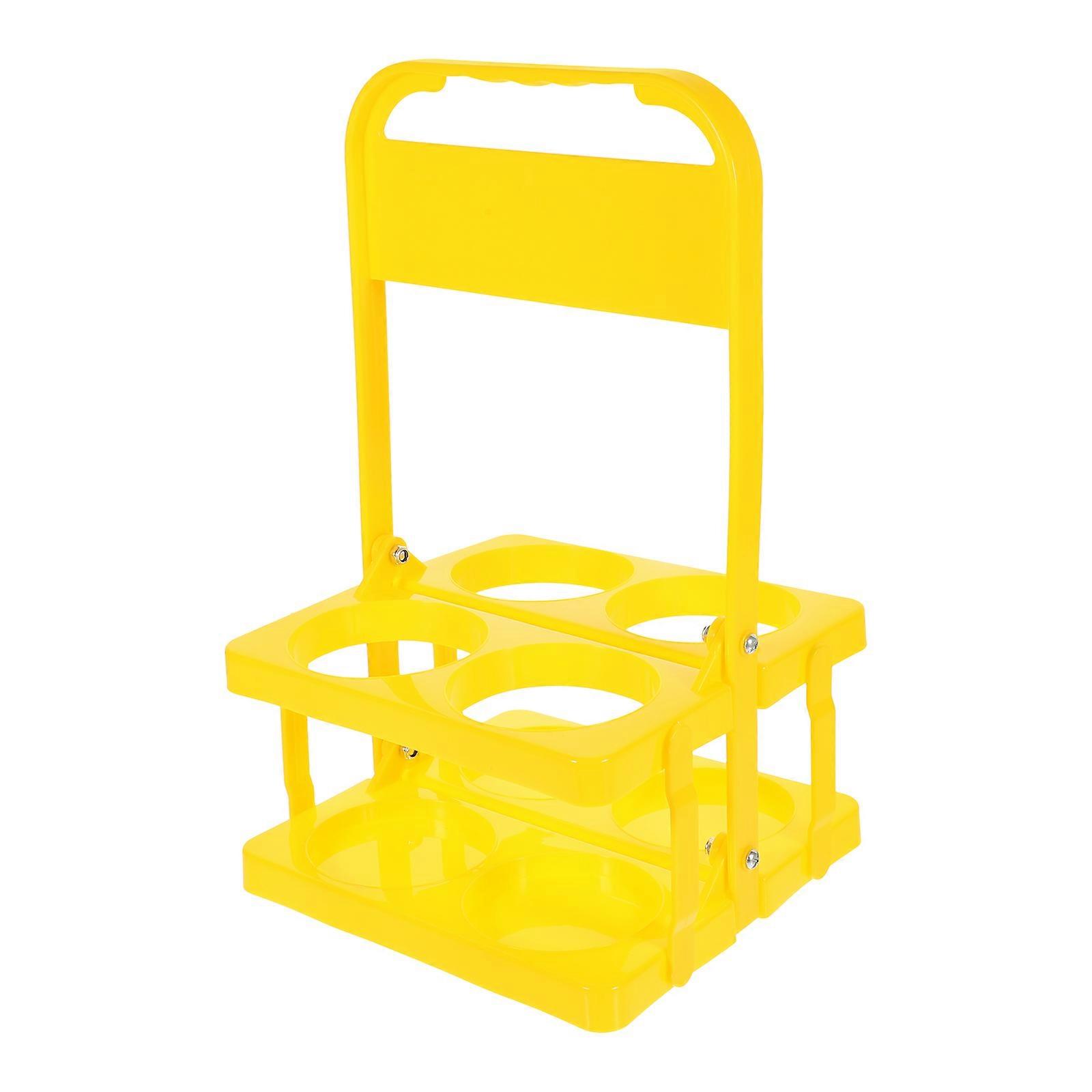 Lightweight Folding Beer Carrier Portable Drink Holder for Bottles, Plastic Design for Home Bar, Outdoor Picnics, Easy Storage and Transport