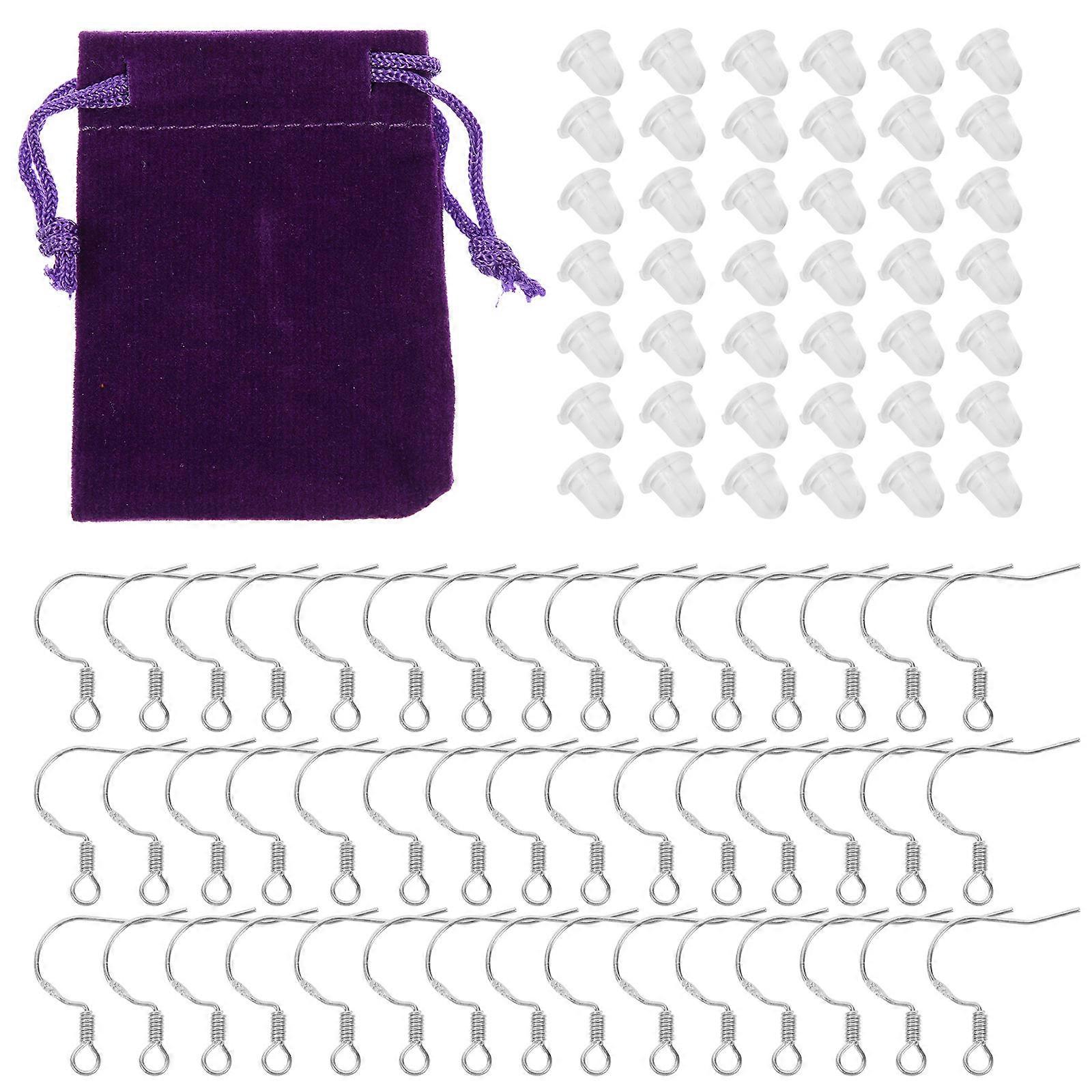 Jewellery Making Supplies Earring Making Hooks Hook Shape Safe Material Fine Workmanship 1 Set