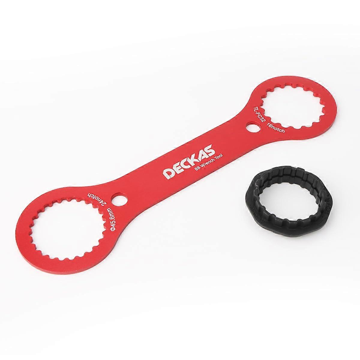 BB Wrench, Bicycle Bottom Bracket Wrench, Centerlock Tool, for Bicycle Repairs Red