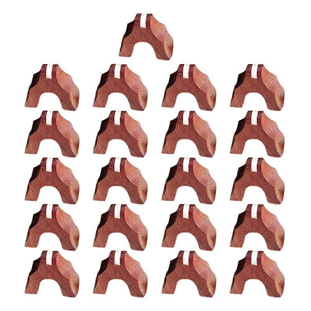 Guzheng Instrument Accessories Wooden Bridges For Performance Musicians Rectangular Shape Tone Improvement 21Pcs