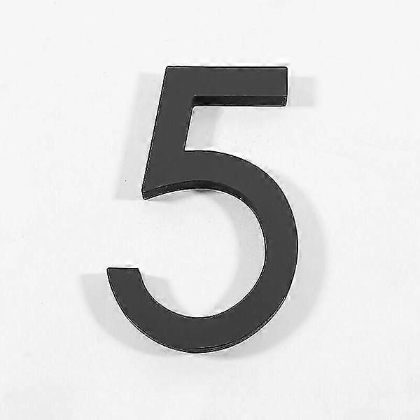 4.9 بوصة البيت الأسود رقم 5 رقم المنزل الحديث لتدفق الألومنيوم العائم