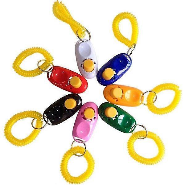 Dog Clicker with Wrist Strap - Colorful and Practical, Simple and Effective