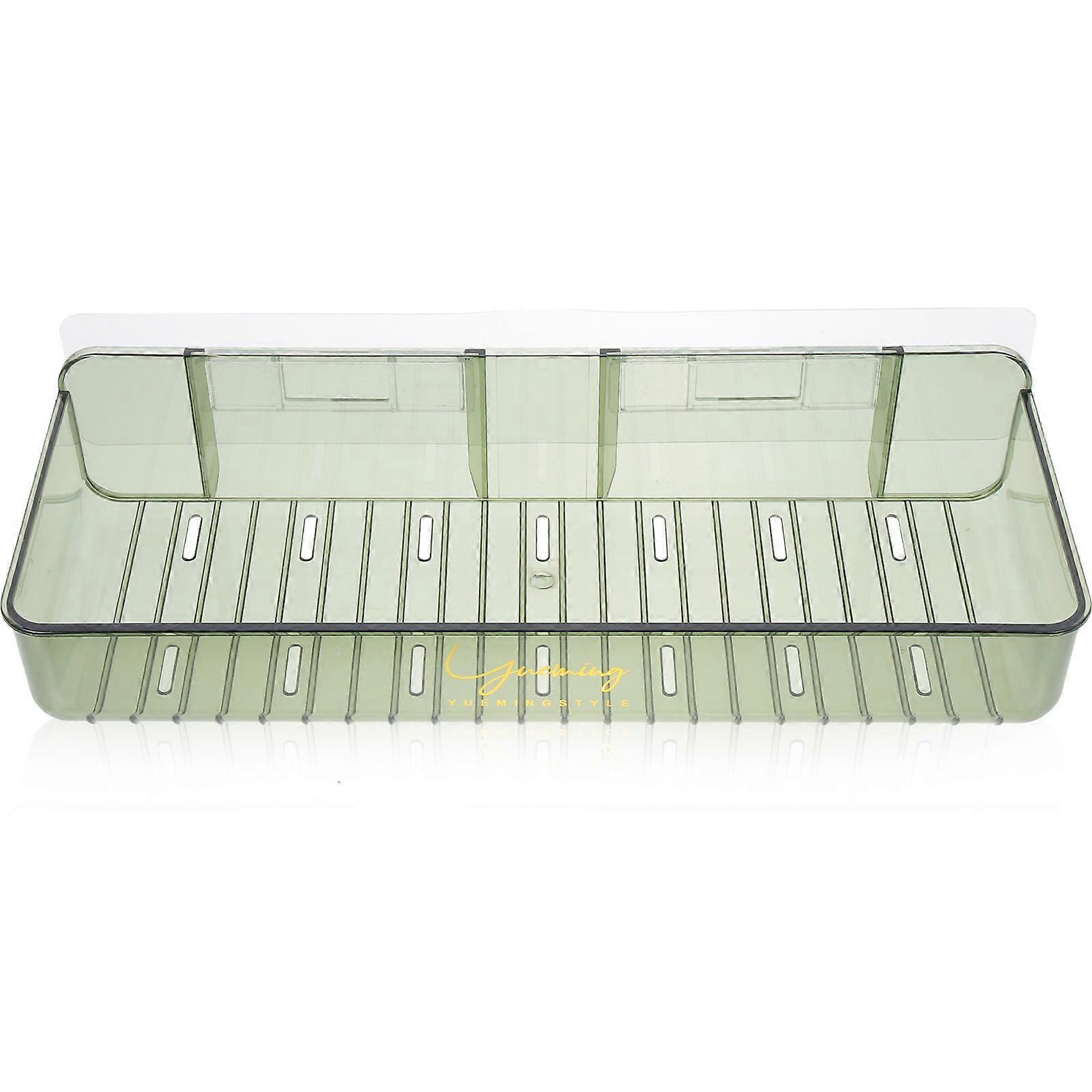 Adhesive Shower Shelf for Bathroom No Drilling Wall Organizer 1 Set