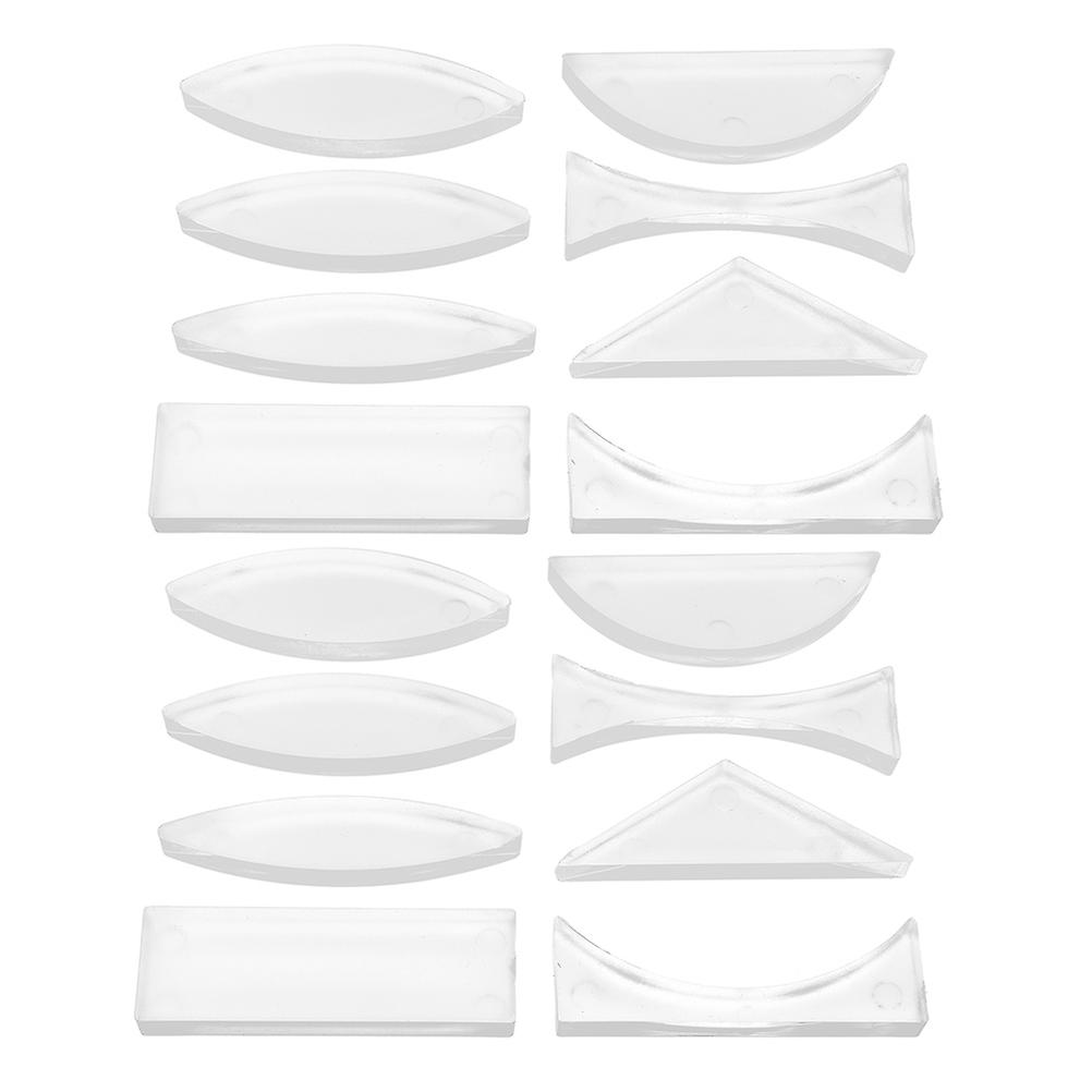 2 Sets Optical Lens Acrylic Concave Convex Lenses for Physics Experiment Prism Science Class