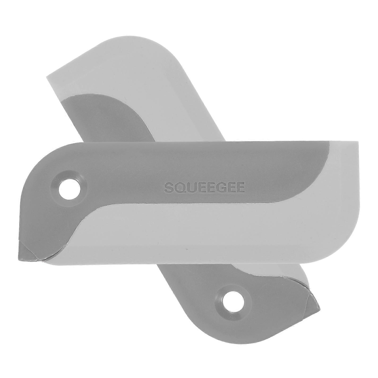 Mirror Squeegee Small Squeegee for Shower Glass Bathroom Tool Grey 15.80X6.00X0.50Cm Cleaning Mirrors 2Pcs