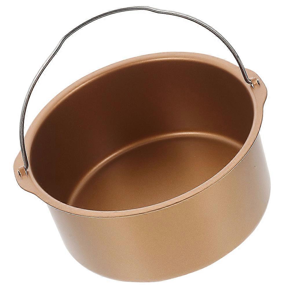 Round Non Stick Cake Mold for Air Fryer, Baking Pan for Cakes, Pizzas, and Treats