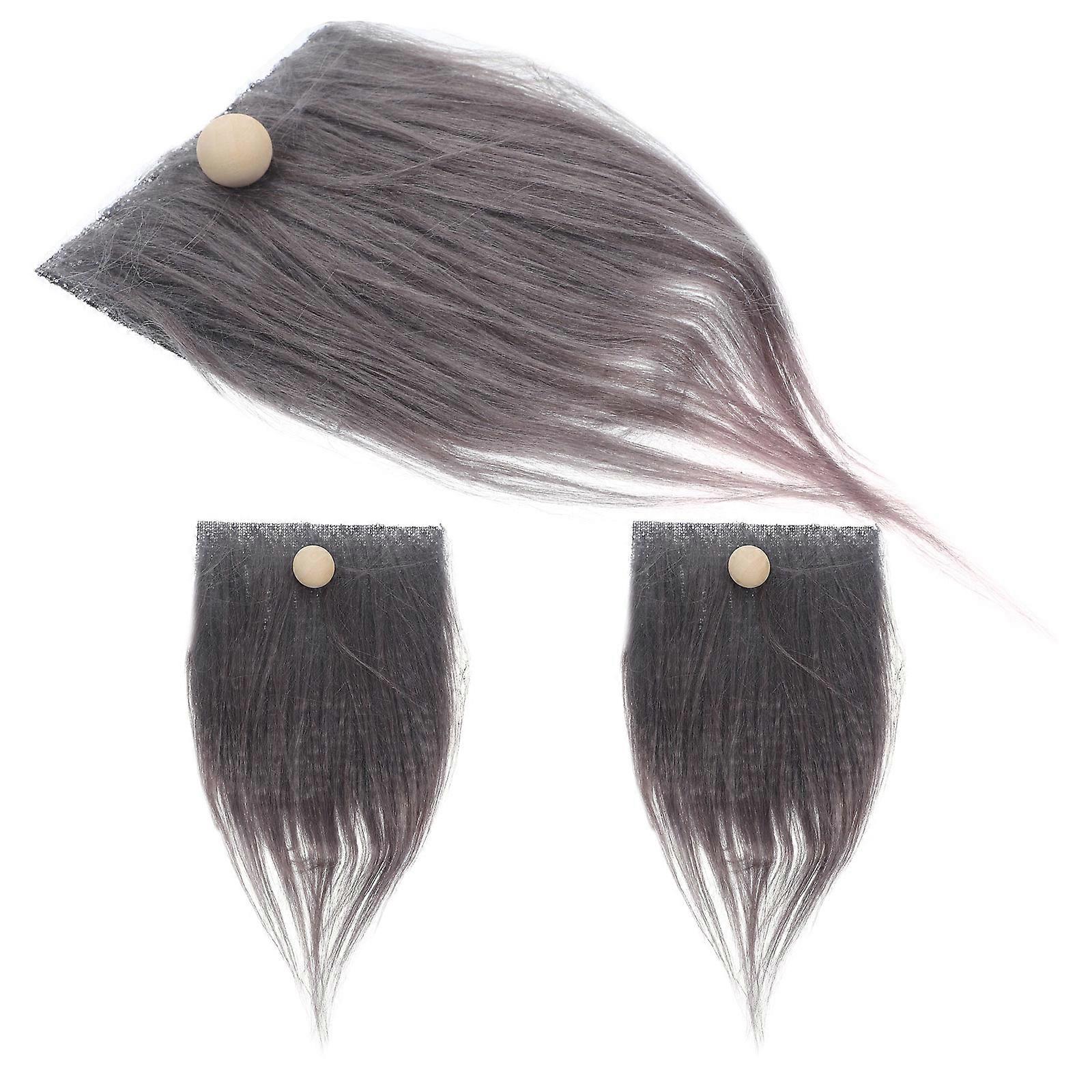 Beard Decoration DIY Crafts Gnome Style Christmas Ornaments Grey 1 Set