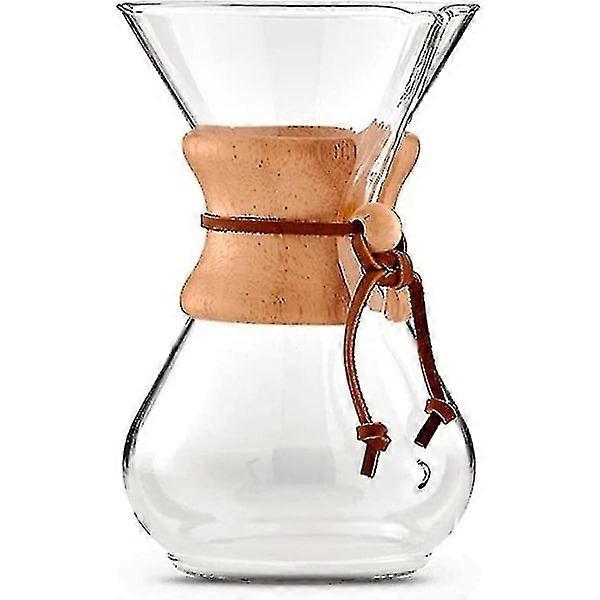 Chemex coffee flask with wooden collar