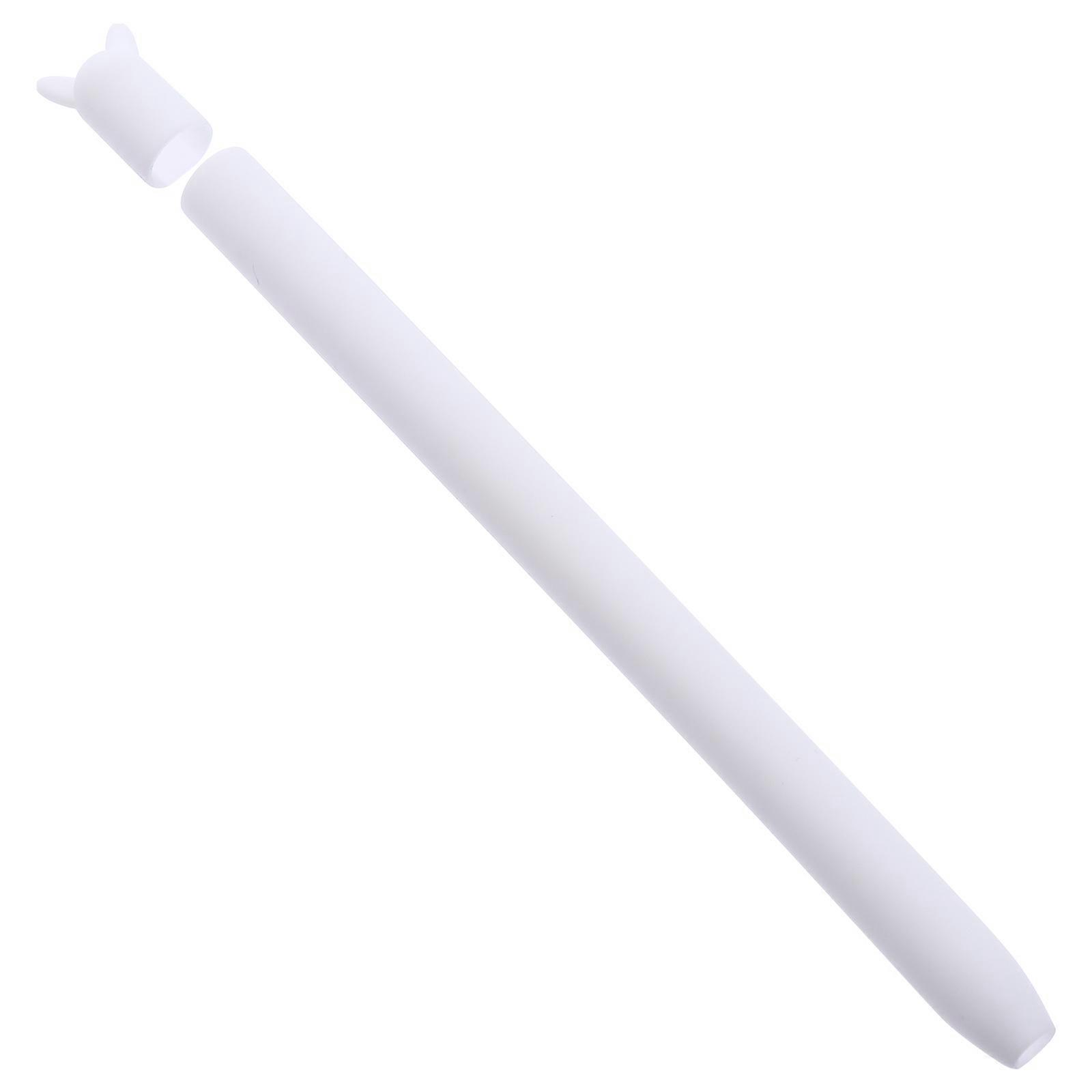 Stylus Pen Cover Case Silicone Protective Case for Stylus Pens Protection White Rabbit Ears Design