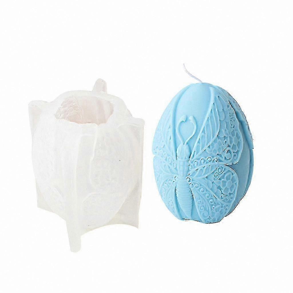 Silicone Molds for Easter Egg and Flower Ball Candle Crafting