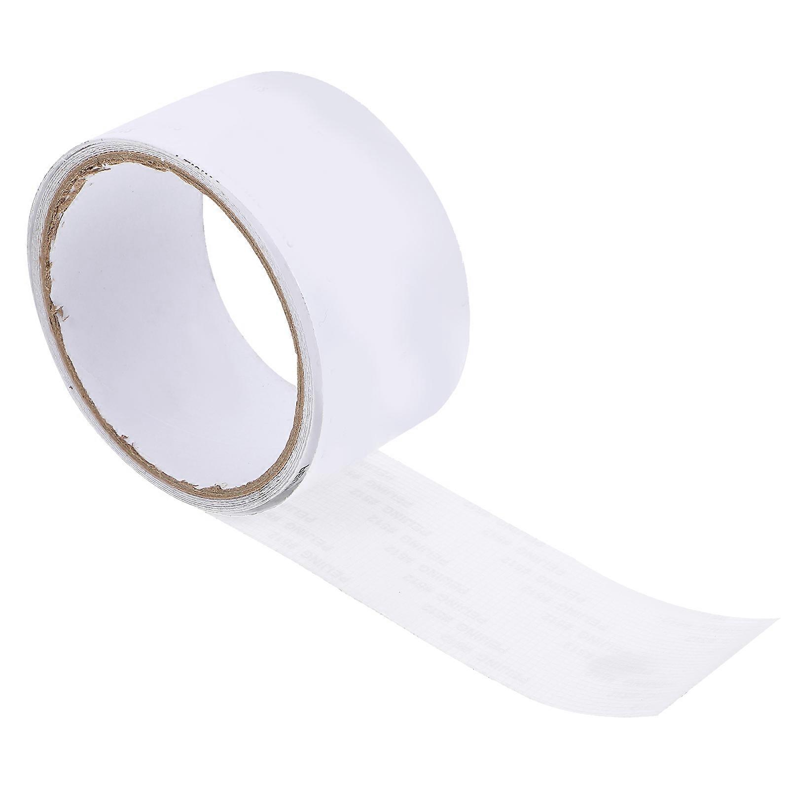 Screen Mend Tape 1 Roll Self Adhesive Patch For Window Screen Repair White PVC Offering Bug Prevention Benefits