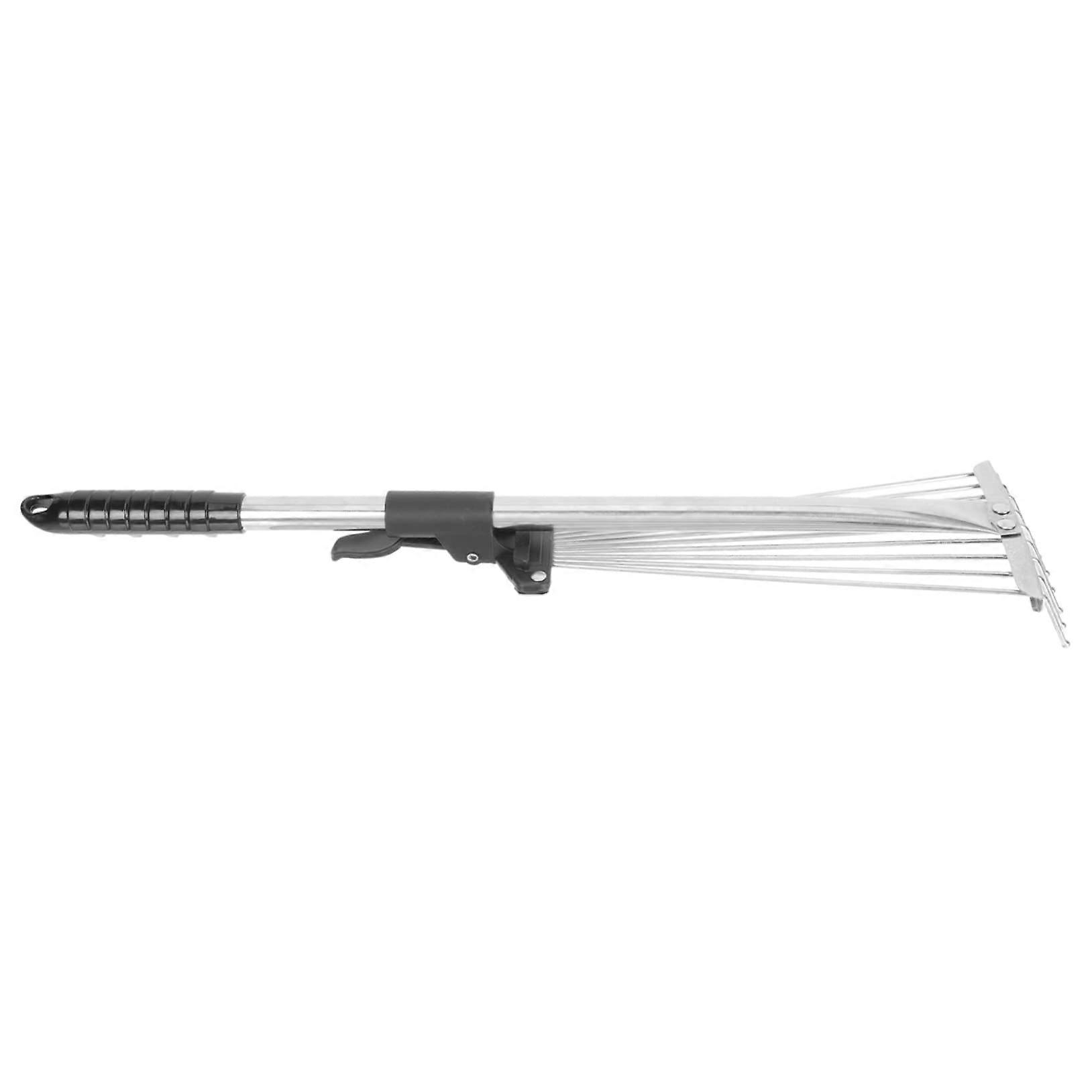 Telescopic Lawn Rake – Durable Garden Tool for Efficient Gardening, for Vegetable Enthusiasts, Longlasting and Wearresistant