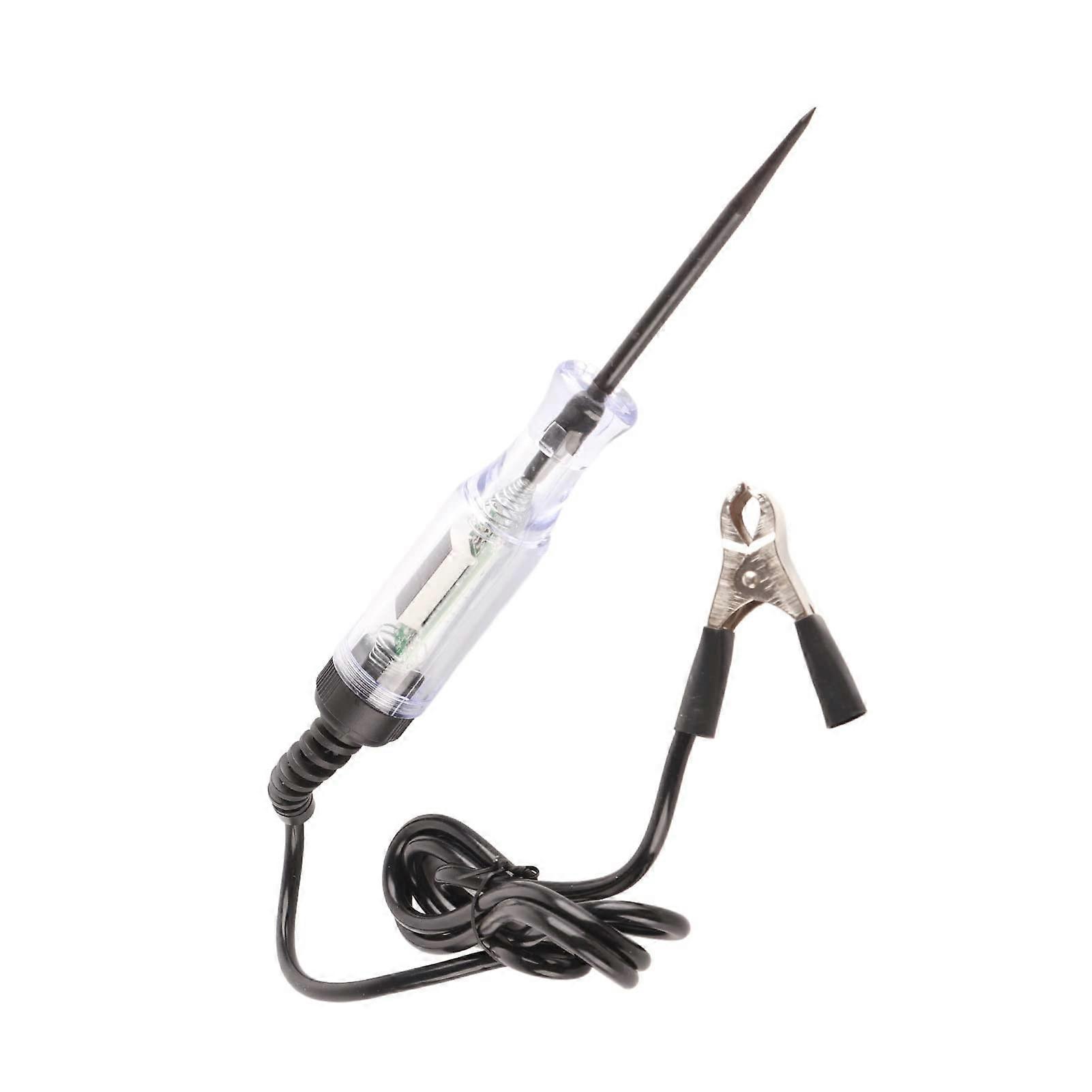 Voltage Tester Pen, Digital Display  Metal Clip, Portable Design, Accurate Measurement Tester for Automobiles, Generators with ABS Material.