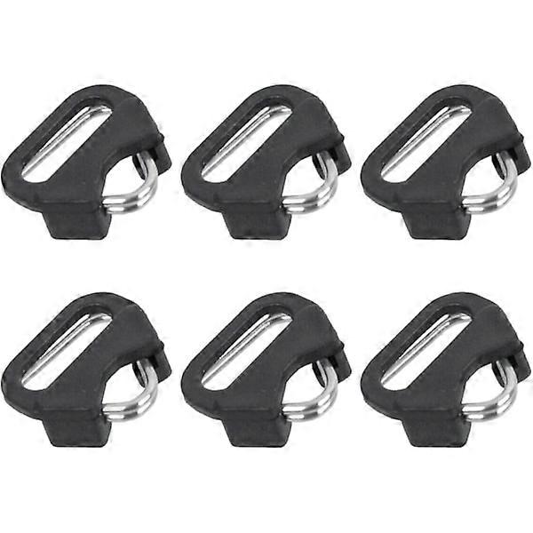 Triangular Camera Strap Buckles, Alloy Camera Strap Triangle Split Ring Replacement Hook, for Camera Strap 3 Pairs Pack
