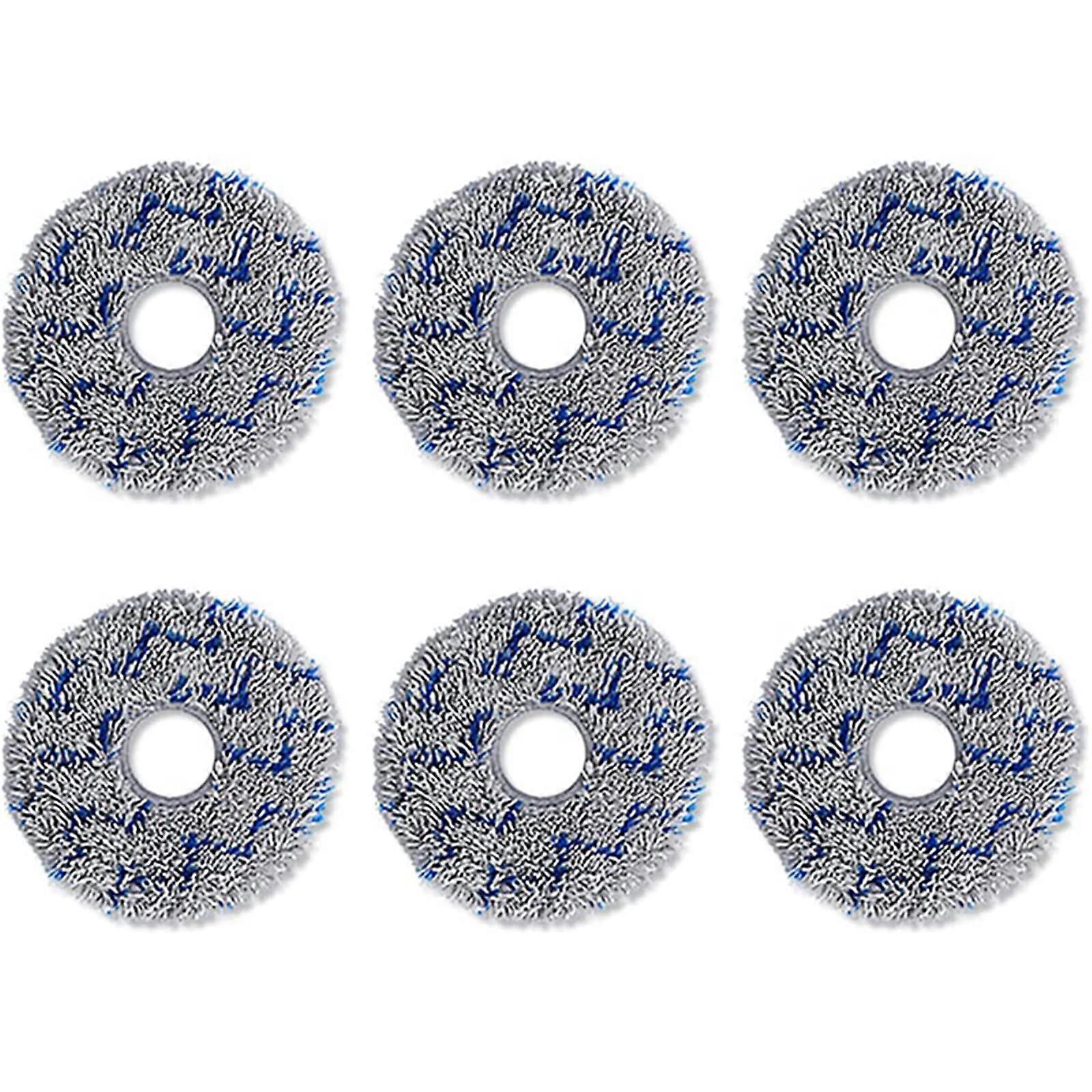 T20 Robot Floor Wash Cloth Replacement Mop Set of 6 Microfiber Cleaning Pads for Efficient Home Use