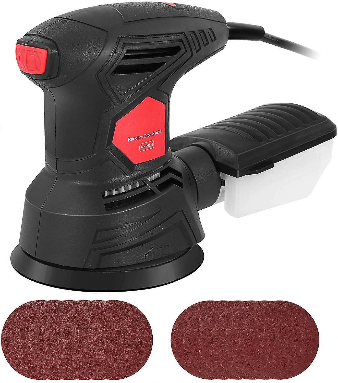 Meterk 300W Orbit Sander included dust collection box EU