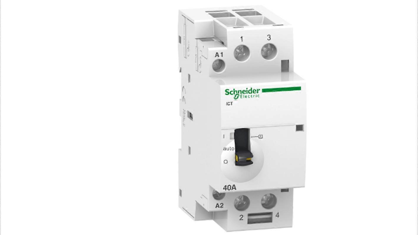 Schneider Contactor 2 Pole 63a 240v Coil Acti9 Ict A9c21862