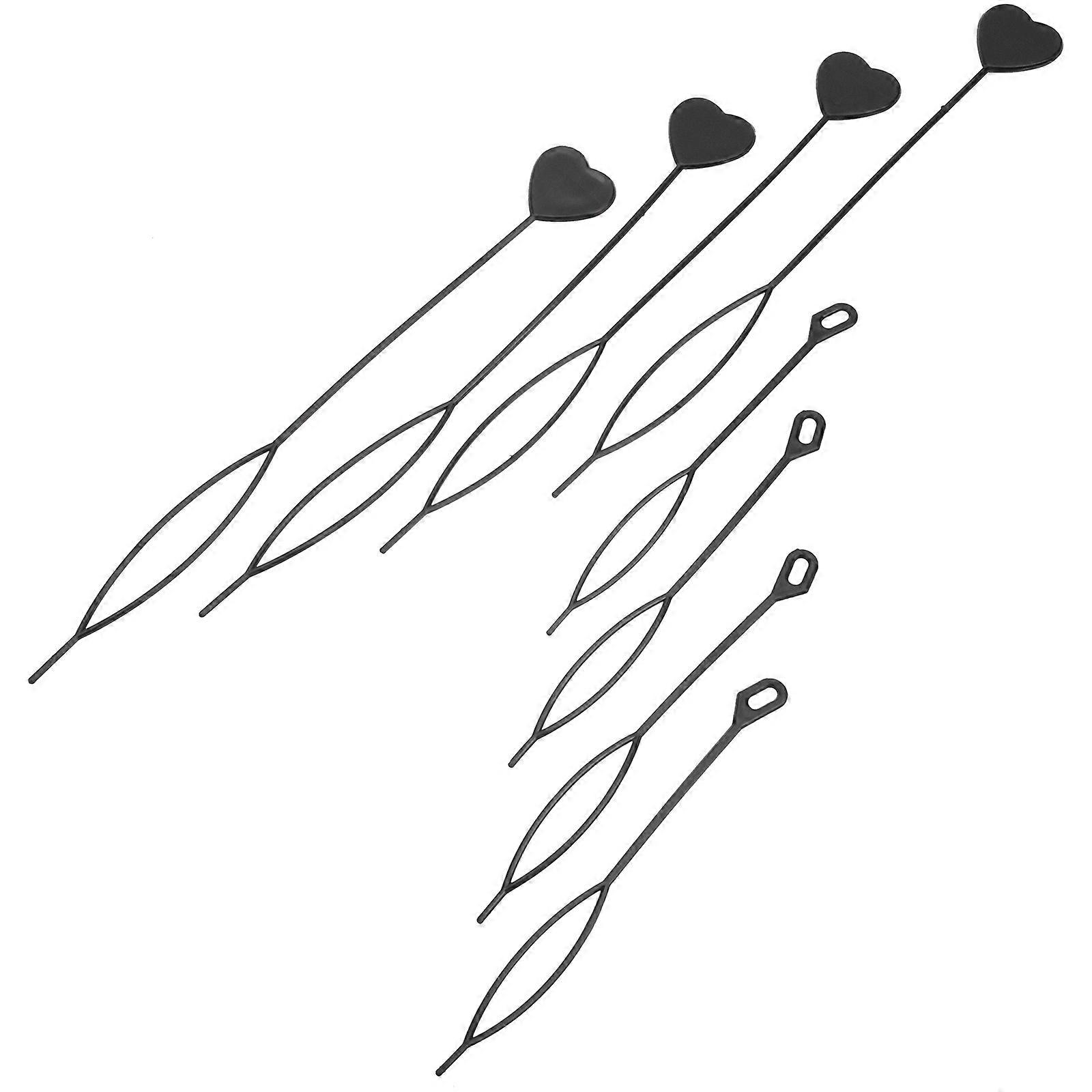 40pcs Heart Shaped Hair Bead Tool for Ponytail Maker Automatic Hair Styling Tool