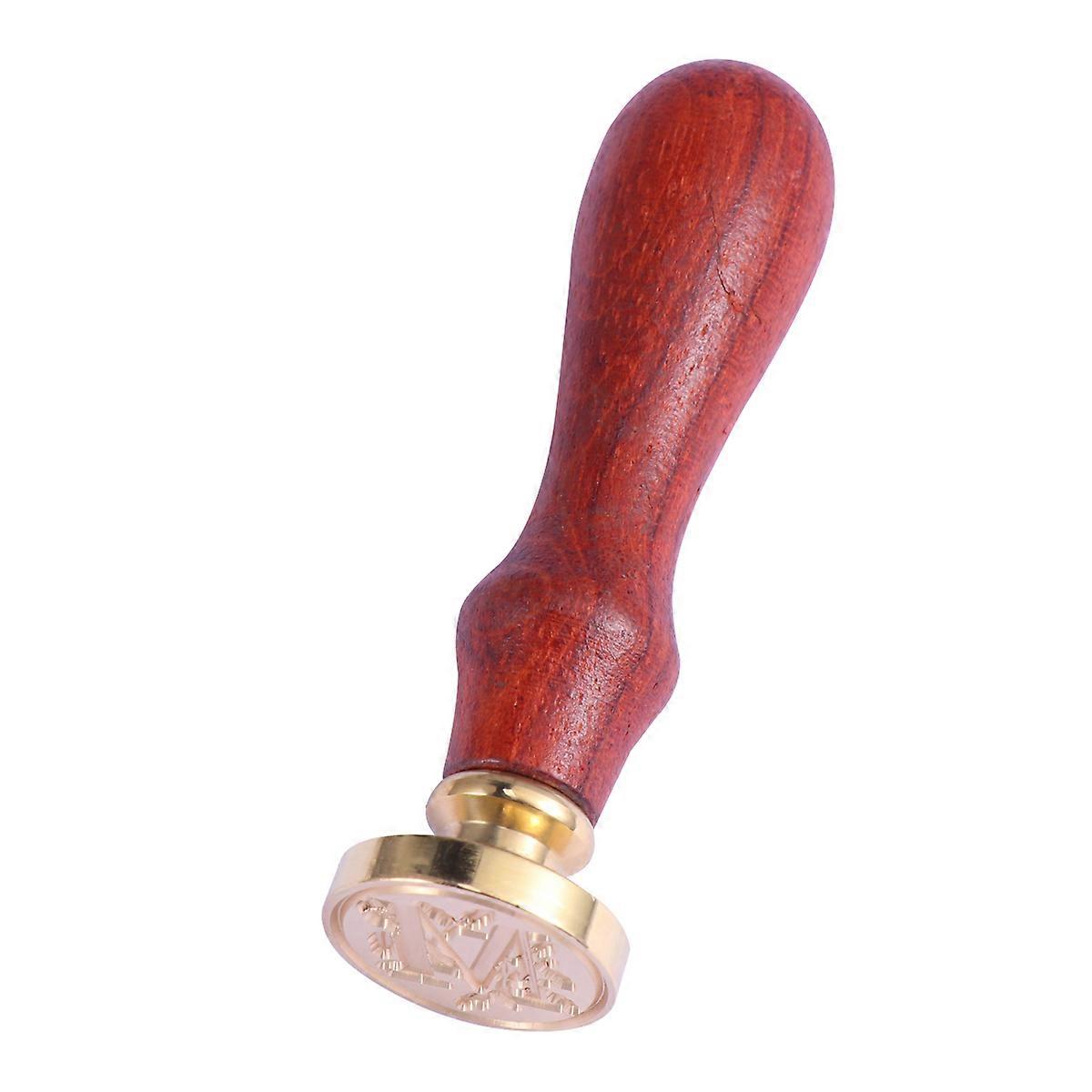 Carimbo Vintage Marrom com Material de Cobre para Decoração Adequado para Presentes e Letras Tamanho 2,5 polegadas