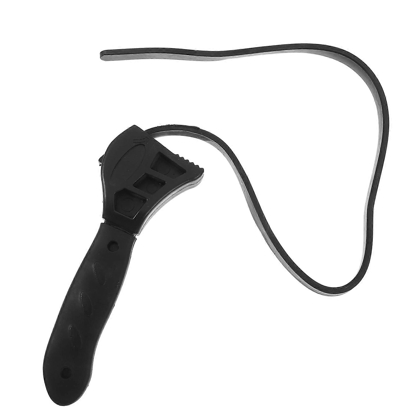 Adjustable Wrench Car Filter Tape Tool Oil Removal Grease Remover Mechanic Wrench Adjustable Plumber Wrench Small