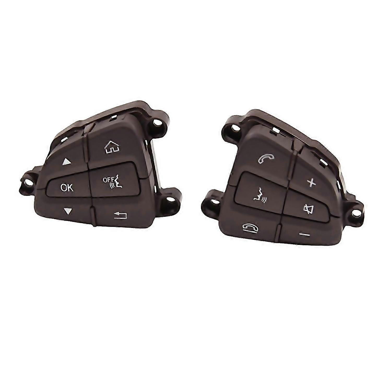 For Car Multifunction Steering Wheel Control Switch Buttons Brown