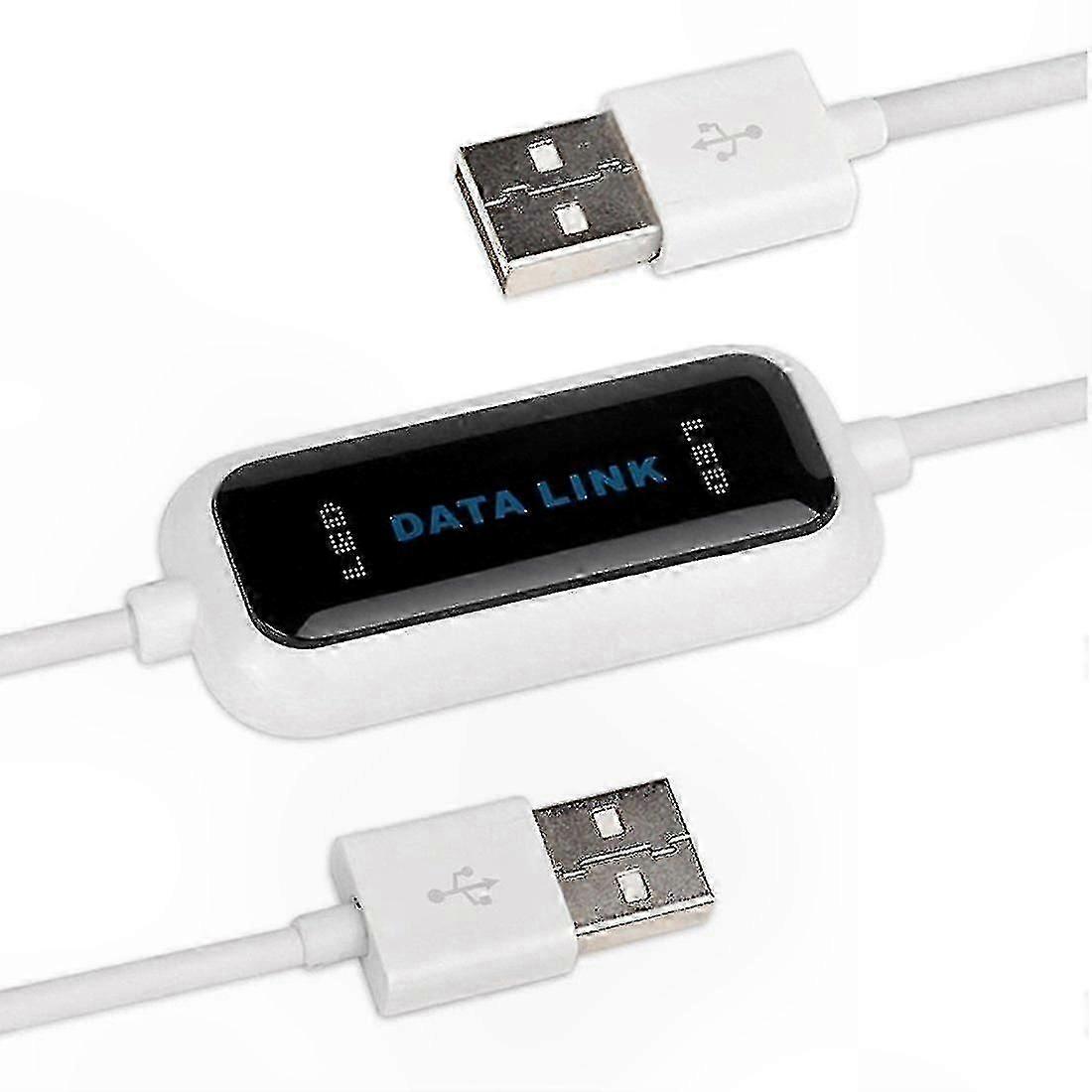 USB 2.0 PC to PC Data Transfer Cable for Windows Computers