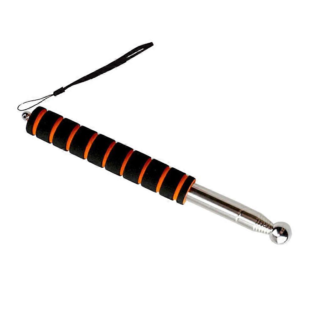 1.3m Telescopic Rod Detection Hammer Sound Detection Hammer Hollowing Drum Hammer Home Inspection Tool Test Hammer (Red)