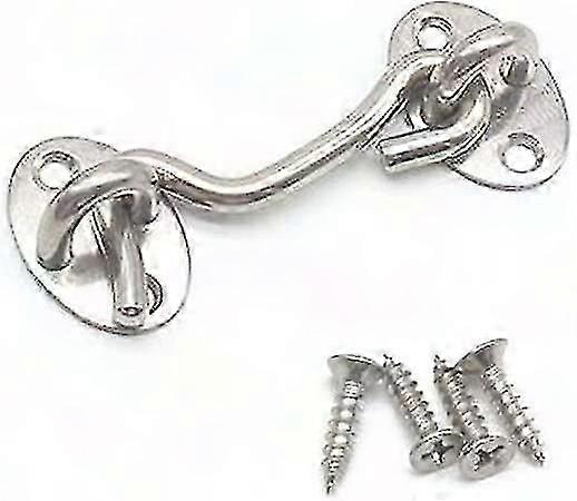 3in بوابة هوك ، الفولاذ المقاوم للصدأ المقصورة هوك وقفل مزلاج العين لنافذة باب السقيفة