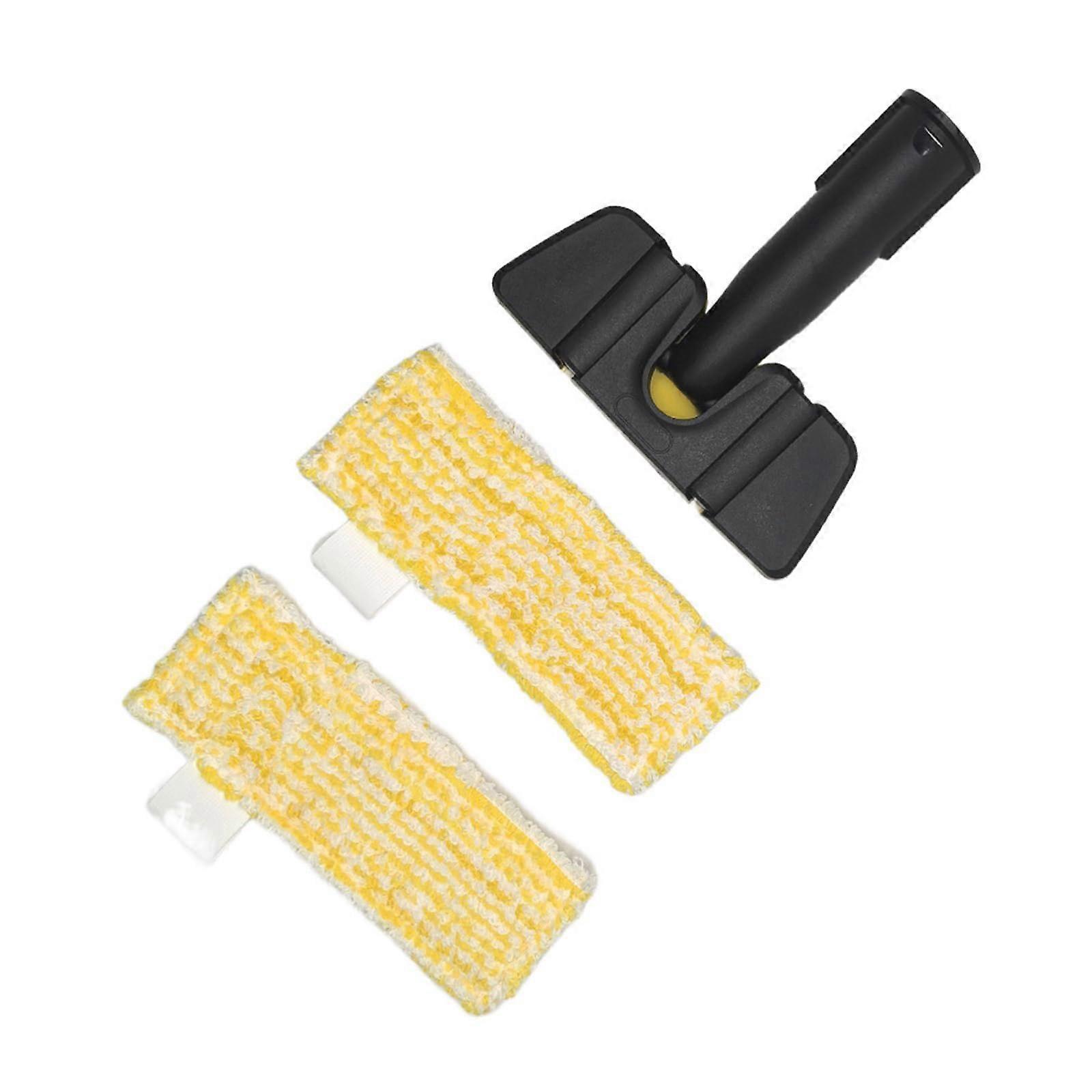 Foldable Handheld Nozzle and Microfiber Cloths Set for Multi-Surface Cleaning Steamers, Compatible Accessories Yw