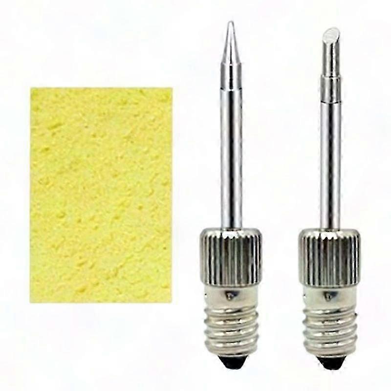 USB Soldering Iron Tips Replacement for E10 Interface (Tip B + Tip C) - Welding Head for Soldering Iron