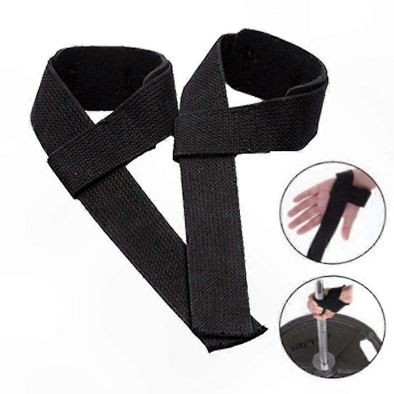 Padded Wrist Support Straps for Strength Training, 56cm Lifting Straps for Deadlift, Workout, and Bodybuilding, Set of 2