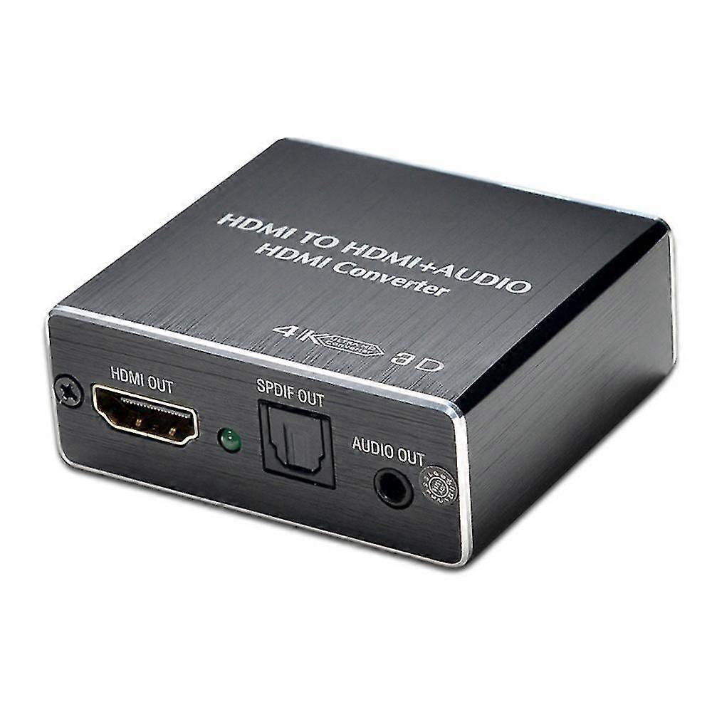 HD Audio Extractor Maximum Support 4K Resolution HD+SPDIF+3.5mm AUX Stereo Output Stable