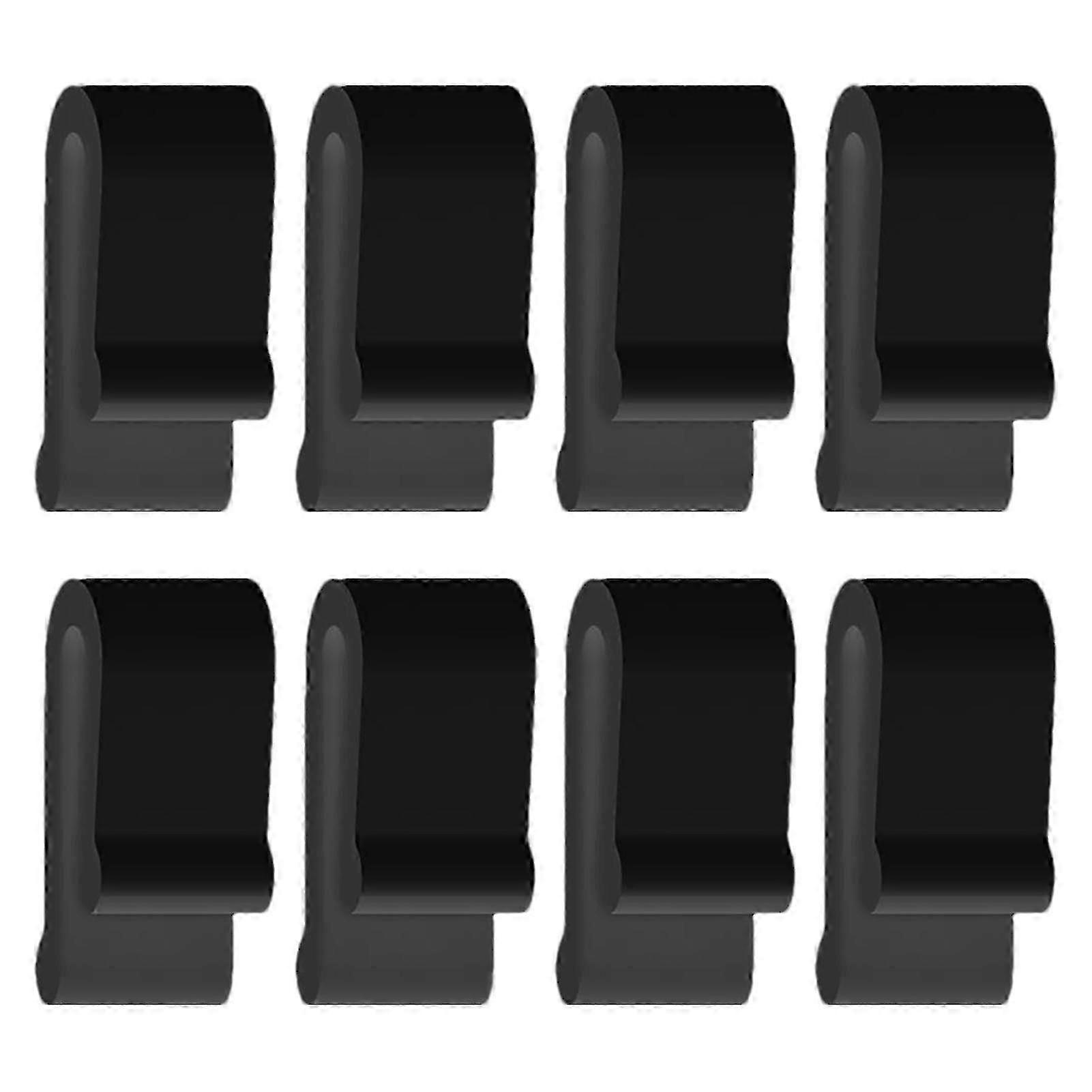 Dutch Oven Lid Protector Clips Antiscald Stacking 2.3x1.5x1cm Black