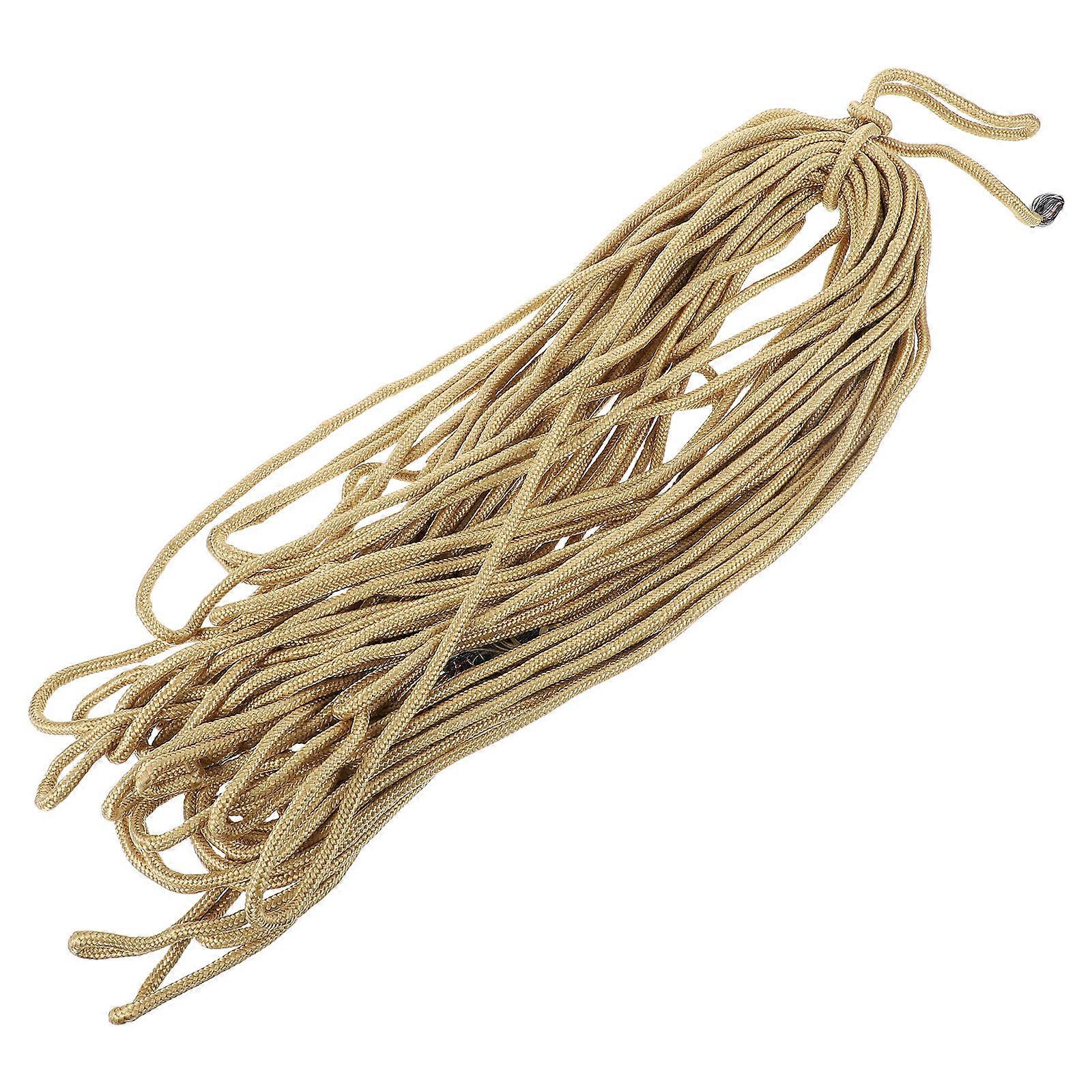 Garden Rope Nylon Rope for Camping General Users Khaki Wear-Resistant Rope 1Pack