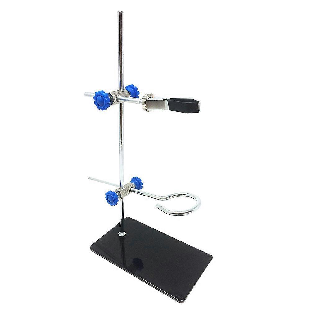 Chemistry Lab Stand Chemical Laboratory Retort Stand Laboratory Black Metal Cross Clamp Holding 1 Set